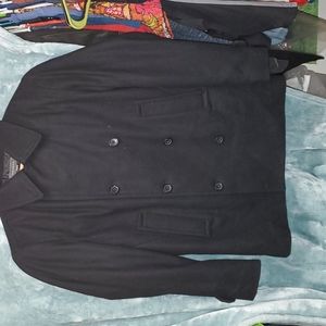 Black Merona wool coat